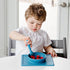 ezpz Mini Utensils - 12 Months+ (Fork & Spoon in Blue) - 100% BPA Free Fork and Spoon - Toddler Utensils - Designed by a Pediatric Feeding Special...
