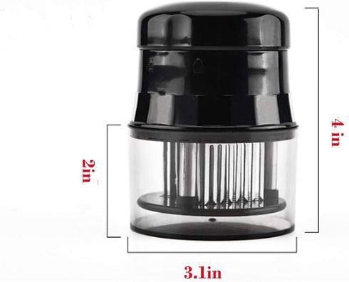Meat Tenderizer, 56 Needles Stainless Steel Tenderizer For Tenderizing Steak Beef Fish And Poultry, Black...