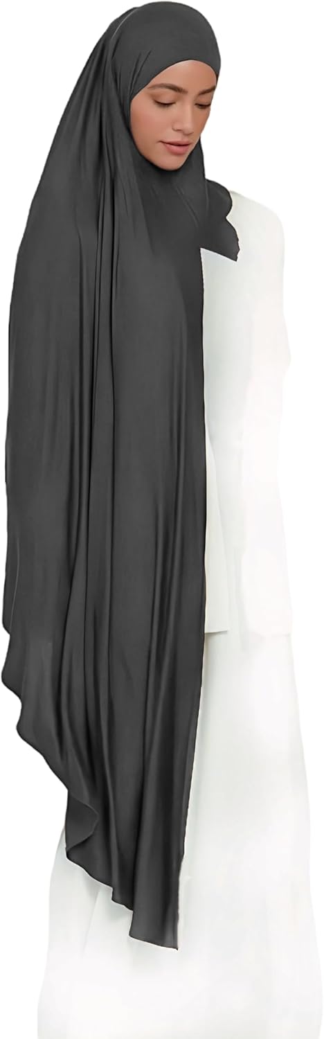 Lina & Lily Pre-sewn Instant Slip-on Modal Jersey Hijab Head Scarf Wrap for Muslim Women...