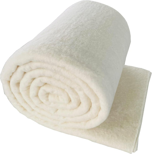 HANPATQUI 2PCS 36 x 45 inch Quilt Batting Craft Size, Natural Cotton Quilting Batting for Quilts...