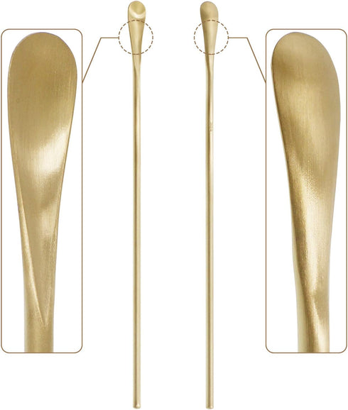 Coffee Spoons, 304 Stainless Steel Long Coffee Stir Sticks, 3 pcs Cocktail Spoons, 10 inch Beverage/Drink Stirring Spoons, Tea Spoon with Long Han...