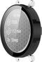 Smartwatch Full Coverage PC Protective Case Cover with Tempered Glass Screen Protector Compatible with Garmin Lily 2 Smartwatch Accessories(Black)...