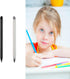 2pcs Metal Inkless Pencil with BONUS 2 Replaceable Nibs, Metal Inkless Pen Erasable Pen Metallic Pencil Reusable Everlasting Pencil for Writing Dr...