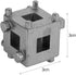 for oemtools rear disc brake tool Car Brake Calliper Adaptor,Carbon Steel Rear Disc Brake Piston Retractor Tool Wind Back Cube Calliper Adaptor Si...
