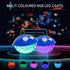 Bluetooth Speakers with Colorful Lights, Portable Speaker IPX7 Waterproof Floatable, Built-in Mic,Crystal Clear Sound Speakers Bluetooth Wireless ...