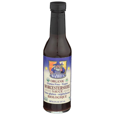 The Wizard's Sauce Organic Gluten Free & Vegan Worcestershire Sauce – Fish Sauce, Organic Spices & Seasonings, Plant Based, Vegan, Gluten Free, No...