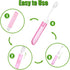 WSSROGY 15 Pack Travel Toothbrush Bulk Folding Toothbrush with Toothbrush Box Potable Travel Toothbrush for Travel Camping Home...