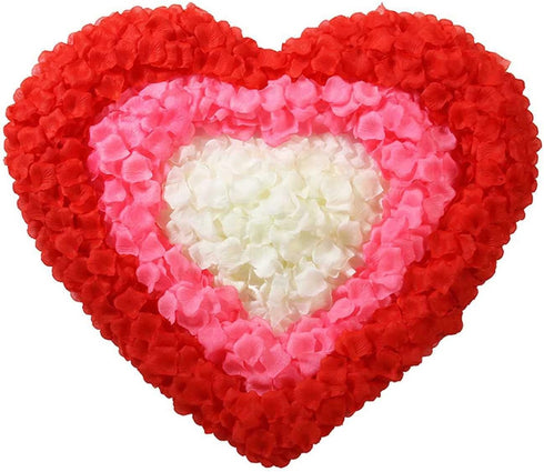 CODE FLORIST 2200 PCS Red Silk Rose Petals Wedding Flower Decoration...