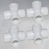 15Pack 3/4Inch 4 Way PVC Fittings, Heavy Duty PVC Elbow Side Outlet Tees, Furniture PVC Tee Corner Fittings for Building PVC Furniture Greenhouse ...