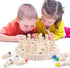 Wooden Memory Match Stick Chess Game, Color Memory Chess, Funny Block Board Game, Parent-Child Interaction Toy, Educational Intelligent Games Logi...