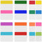 320 Pieces Sticky Notes Tabs Page Markers, Adhesive Strips Index Writeable Coloured Reading Tabs Self-Adhesive for Marking and Highlighting Bookma...