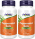 Now Foods Peppermint Gels with Ginger & Fennel Oils, 90 Softgels (Pack of 2)...