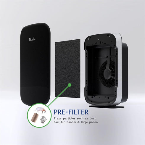 LivePure CocoCarbon Replacement LP-PF900 Pre-Filter for Aspen Series Air Purifier LP350TH, LP350THP, 2 Pack, 2 Count (Pack of 1), Black...