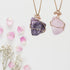Shop LC Crystal Necklaces - Handmade Healing Amethyst & Rose Quartz, Fluorite & White Crystal, Citrine & Tiger's Eye Raw Gemstone Necklace Sets - ...