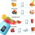 Portable Blender for Shakes and Smoothies, Personal Blender, Travel Lid for Kitchen, Office, Travel, Picnic, Gym & Travel, Personal Size Blenders ...