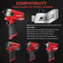 Belt Clips for Milwaukee, 2pcs 42-70-0495 Drill Tool Clips Hook Kit with Screws for Milwaukee Drill Stubby Impact Wrench Hex Impact Driver Hex Hyd...