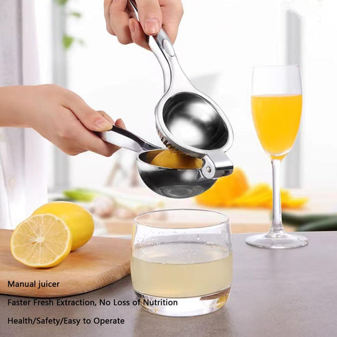 Manual Lime Squeezer, lemon squeezer manual, Stainless Steel Citrus Press citrus squeezer hand press, for Lemon, Citrus, Lime,Orange, Fruit Squeez...
