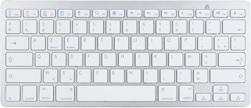 Zopsc Language Keyboard, Portable Compact Ultra Thin Bilingual Language Keyboard, Bluetooth Keyboard for iOS, for Android, for Windows, for SmartT...