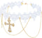 Crucifixion Necklace for Women Cross Pendant Gothic Lace Choker...