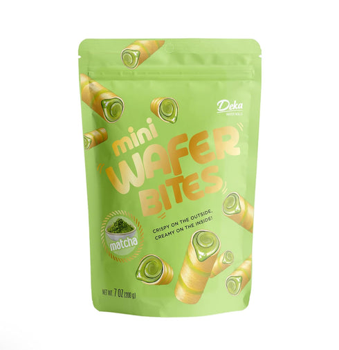 Deka Mini Wafer Bites (Matcha, Pack of 1)...
