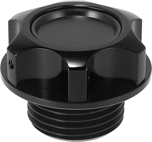 X AUTOHAUX Black Aluminum Alloy Gas Engine Oil Filler Cap Plug Cover for Toyota Camry Highlander Crown Corolla Reiz...