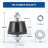 Rubber Studs Shock Absorber M8 40x26mm 4 Pack Anti Vibration Rubber Isolator Mounts Vibration Isolation Mount for Mini Split Heat Pumps, Air Compr...