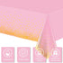Breling 3 Pieces Dot Tablecloth Confetti Rectangle Plastic Disposable Table Cover for Birthday Wedding Baby Shower Engagement Anniversary Bachelor...