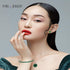 18K Rose Gold 3 Set Created Emerald Sapphire Round Necklace, Earrings And Tennis Bracelet Plated...