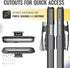 for Apple iPhone 15 Pro Max Case with Belt Clip Holster, Kickstand Slim Cover Phone Case for iPhone 15 Pro Max - Black......