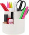 Desk Pencil Pen Holder, 360-degree Rotating Desktop Storage Organizer (White)...