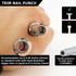 Trim Nail Punch with Retaining Clip, 7.56 Inches Nail Punch While Protecting Finish and Hands, 1 Inch Throat Trim Nail Driver, Ideal Trim Punch To...