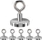 Magnetic Eye Hooks, 6PCS Strong Neodymium Magnet Loop Hooks for Hanging, Lights, Tools, Kitchen, Workplace, Office (Diameter1.2in)...
