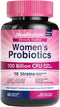 NewRhythm Probiotics for Women, P-5-P, Vitamin C & Organic Cranberry, 100 Billion CFU 18 Strains, Prebiotics & Probiotics, Vaginal Probiotics for ...