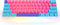 Fogruaden Custom Keycaps - Cute Keycaps 60 Percent, Suitable for Mechanical Keyboards, 61 Key Set, OEM Profile PBT Keycaps...