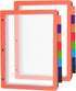 16Pcs/2 Set 8 Tab Dividers for 3 Ring Binder, 16 Pcs Clear Color 3 Ring Binder Dividers with Tabs, Page Folder Dividers, Plastic Tabbed File Divid...