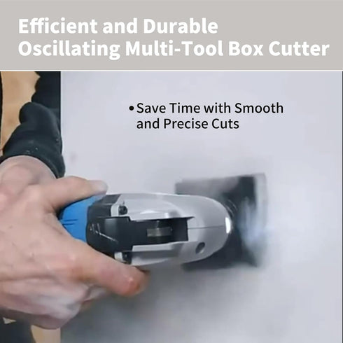 Square Slot Cutter 1-Step Stainless Steel Oscillating Tool Blade for Electrical Box Drywall Outlet Cutout oscillating Tool Outlet Box Cutter Ideal...