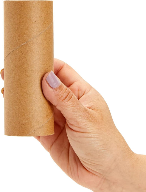 Bright Creations 36 Pack Brown Cardboard Tubes for Crafts, DIY Craft Paper Roll for Diorama (1.6 x 4.7 in)...
