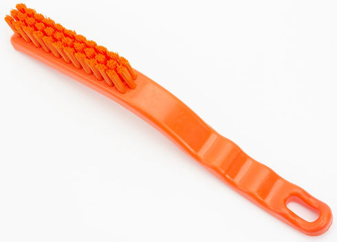 SPARTA Detail Brush Grout Brush, Crevice Brush with Hanging Hole for Bathroom, Kitchens, Countertop, Plastic, 9 Inches, Orange...