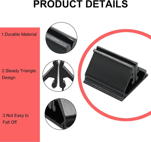Black Game Card Holder Stand, 25pcs Acrylic Card Stand, Plastic Game Piece Holders for Cards, Party, Game, Photos, Memos, Pictures Display...