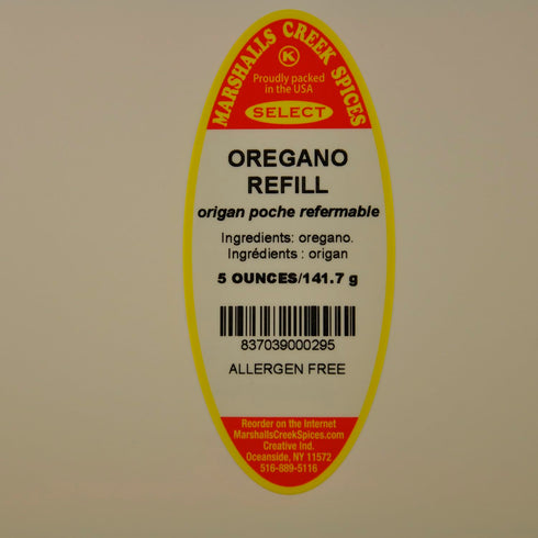 Marshall’s Creek Spices Oregano Seasoning Refill, 5 Ounce...