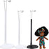Toyvian 18'' Doll Action Figure Stands: 3PCS Big Doll Brackets Doll Display Stands - 18'' American Doll Organizers Support Racks - Adjustable Doll...