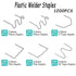 6 Types Plastic Welder Staples for Repair Car Bumpers Machine Dashboards Lamp Holders Plastics Rings Daily Plastics Supplies (1200PCS)...