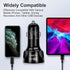4 Port USB Fast Charging Cigarette Light Car Charger 3 * 2.4 A USB/ 1 PD20W LED Light Compatible with Tablets Cameras iPhone 14 13 12 11 Pro Max X...