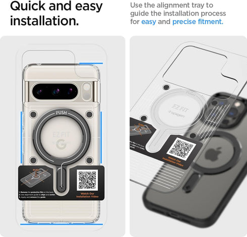 Spigen Magnetic Ring Plate Adapter for MagSafe Compatibile with MagSafe Accessories Wireless Charger for iPhone 15/14/13/12/11 Series, New Samsung...