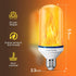 Upgraded LED Flame Light Bulbs, 4-Mode Flickering Light Bulbs with Upside Down Effect, E26 Fire Light Bulb for Porch Party Patio Home Halloween Ch...