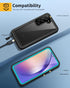 Lanhiem Samsung Galaxy A54 5G Case, IP68 Waterproof Dustproof Case with Built-in Screen Protector, Rugged Full Body Shockproof Phone Cover for Sam...