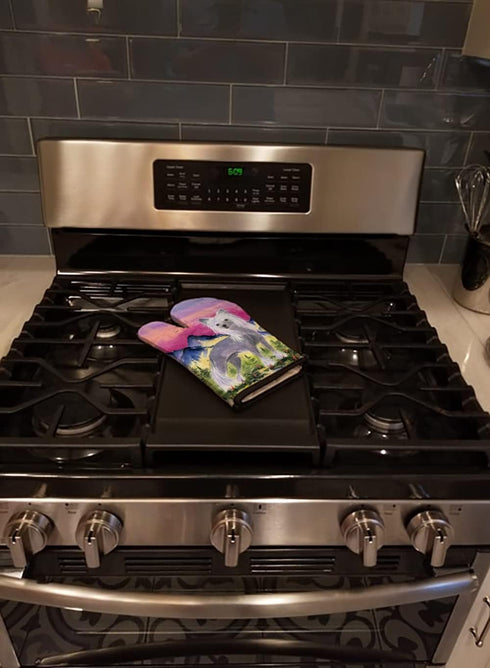 Caroline's Treasures SS8326OVMT Chinese Crested Oven Mitt Heat Resistant Thick Oven Mitt for Hot Pans and Oven, Kitchen Mitt Protect Hands, Cookin...