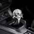 Shift Knob Automatic Skull Shape Universal Gear Knob Replacement with 3 Adapter Silver...