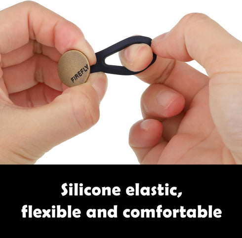 12 Pieces Button Waist Extender Stretch Waistband Extender Elastic Metal Button Extender for Women and Men Jeans Collar Cuffs Pants Supplies...