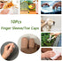 Gel Finger Protectors Finger Caps Silicone Fingertips Protection - Finger Cots Great for Trigger Finger, Finger Arthritis, Finger Cracking and Oth...
